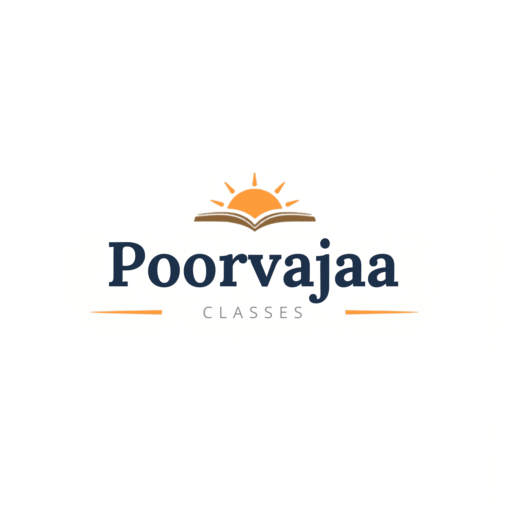 Poorvajaa Classes Logo